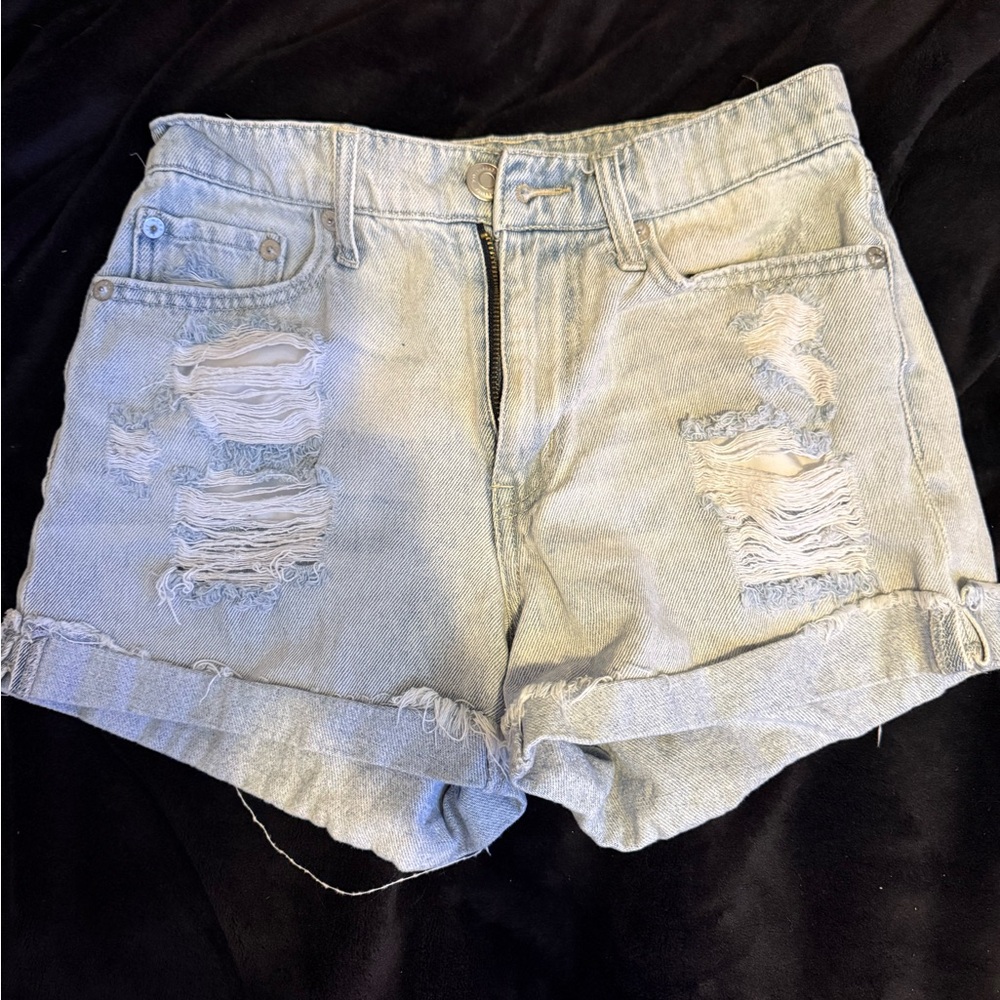 aero postale jean shorts